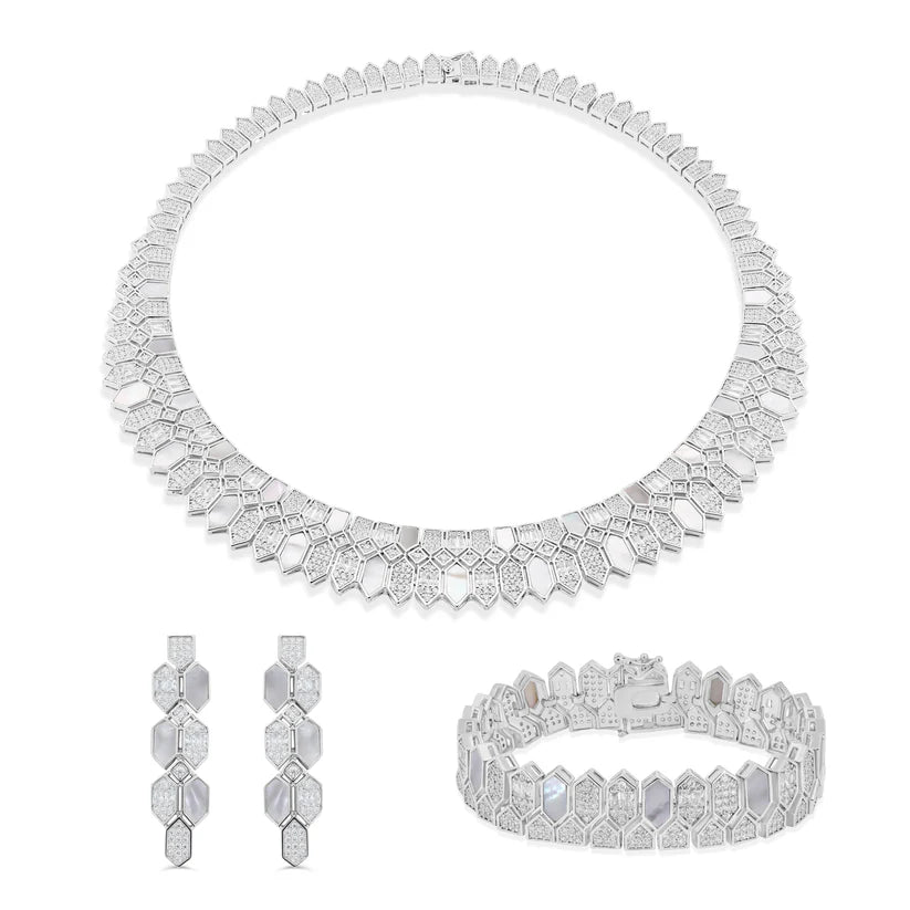 The Lumira Honeycomb necklace