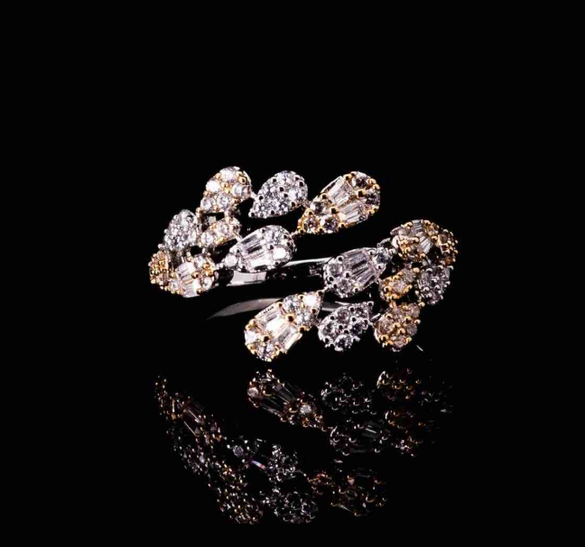 The Gilded Waterfall necklace