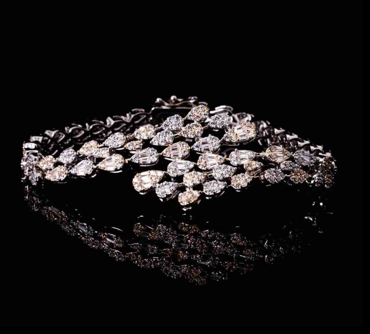 The Gilded Waterfall necklace